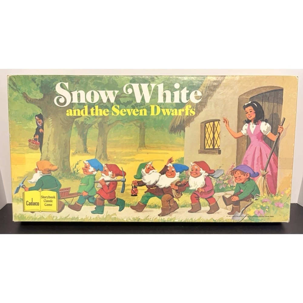 Snow White and the Seven Dwarfs Board Game Codaco 1977 COMPLETE